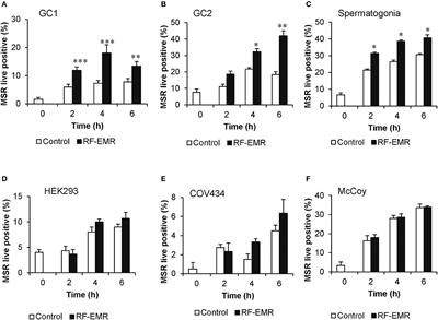 Probing the Origins of 1,800 MHz Radio Frequency Electromagnetic Radiation Induced Damage in Mouse Immortalized Germ Cells and Spermatozoa in vitro